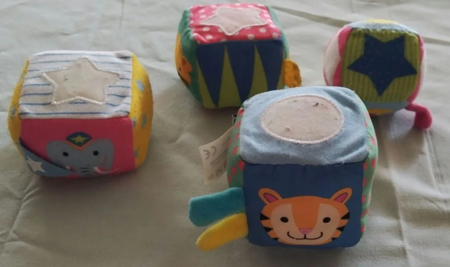 🌈 Lote de cubos de atividade para bebê Lupilu em bom estado – photo 3